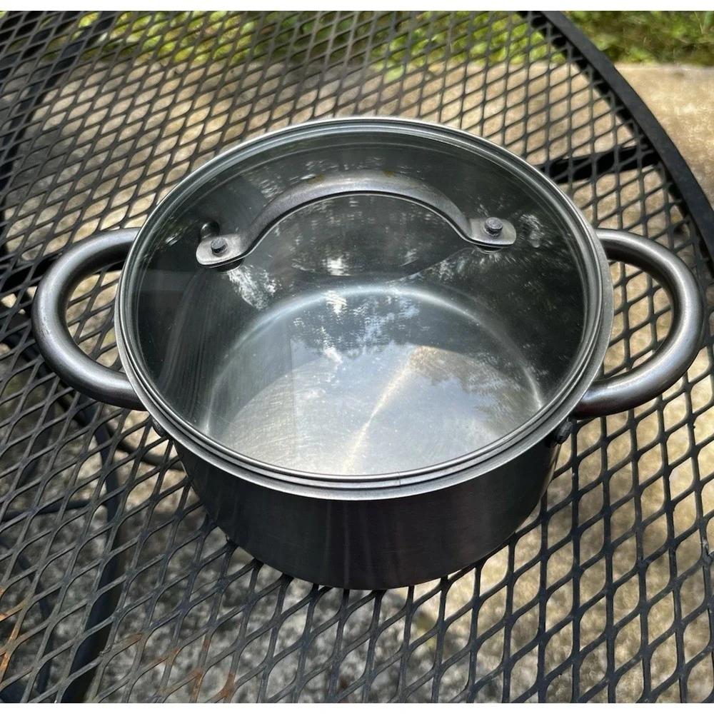 Kuhn Rikon Switzerland 1.5L Saucepan Pot w/ Lid Stainless Steel